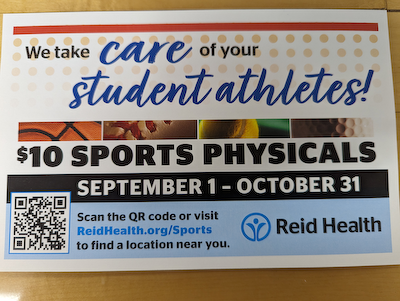 $10.00 Sports Physicals cover photo